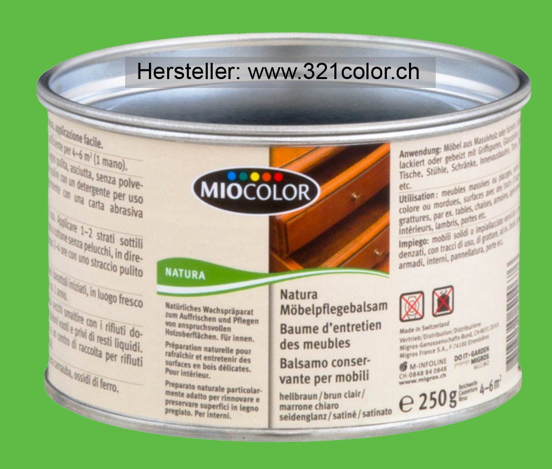 Prodotti di pulizia: Möbelpflegebalsam - MIOCOLOR Natura – Nuovo e nell'imballaggio originale da Au (ZH) venduto da elf07