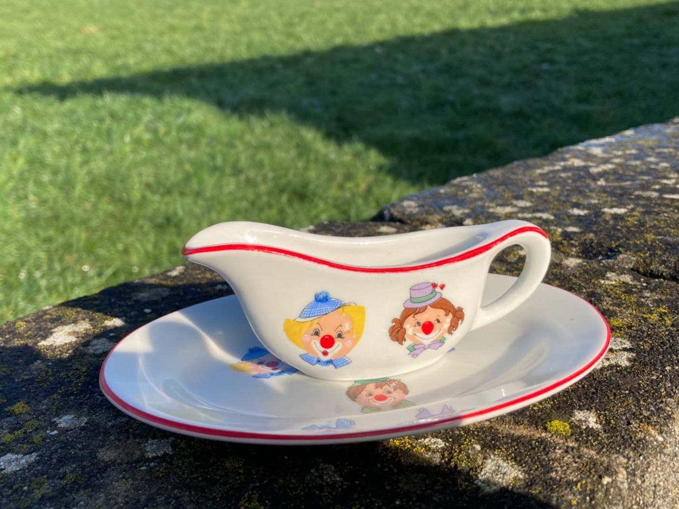 Set di piatti: Reutter Kindergeschirr Platte und Sauciere – Usato da Subingen venduto da ArtBead 3