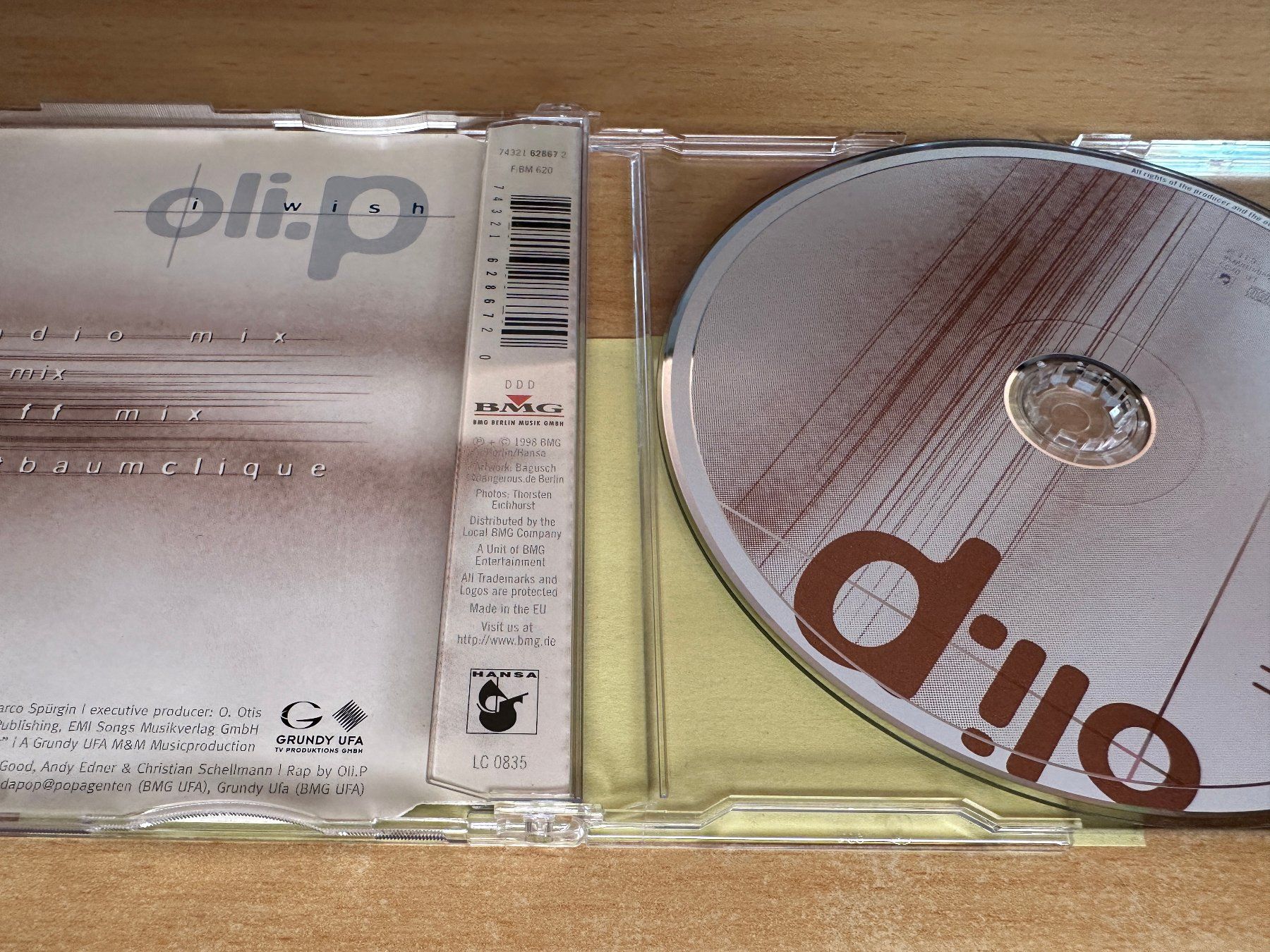 CD: Oli.P – I Wish - Single CD – Usato da Rikon im Tösstal venduto da Alpenmutz 1