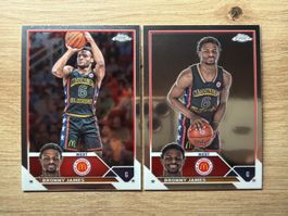 NBA Bronny James RC McDonalds All American Topps 2023