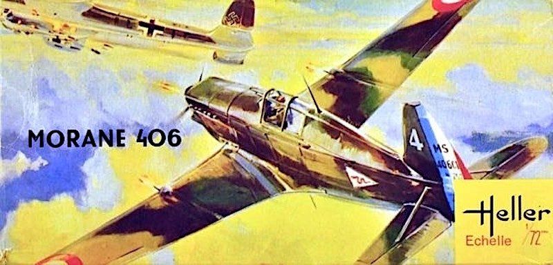 Heller Kit di modellismo & Modellini statici: Kit Heller 1/72 Morane Saulnier MS 406 – Nuovo e nell'imballaggio originale da Frauenfeld venduto da Danielpwiedmer