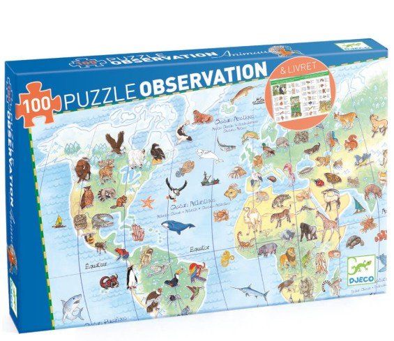 Djeco Puzzle: Puzzle Observation (100) & Livret – Nuovo e nell'imballaggio originale da Däniken SO venduto da Borilein