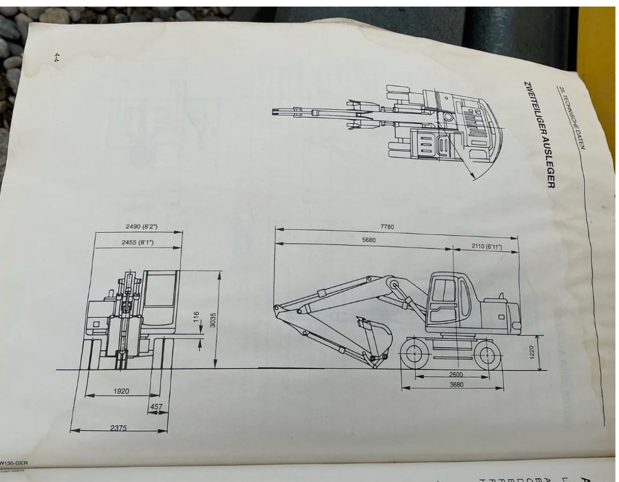 Komatsu Escavatori: Bagger Radbagger Komatsu PW 130 – Usato da Schmitten FR venduto da jimmy758 4