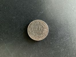 Pièce de monnaie de CHF 2.00 de 1920