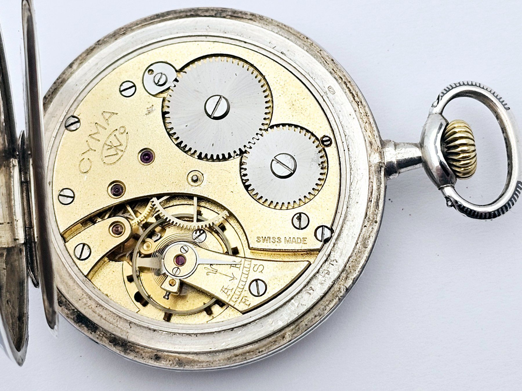Uhren: Cyma Taschenuhr Tula Silber 800 – Gebraucht aus Bassersdorf von AnkerWatch 2