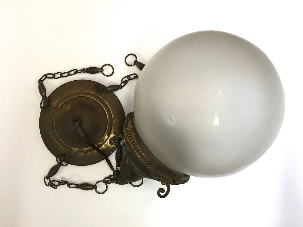 Deckenlampe Jugendstil Hängelampe Kugel Lampe Antik