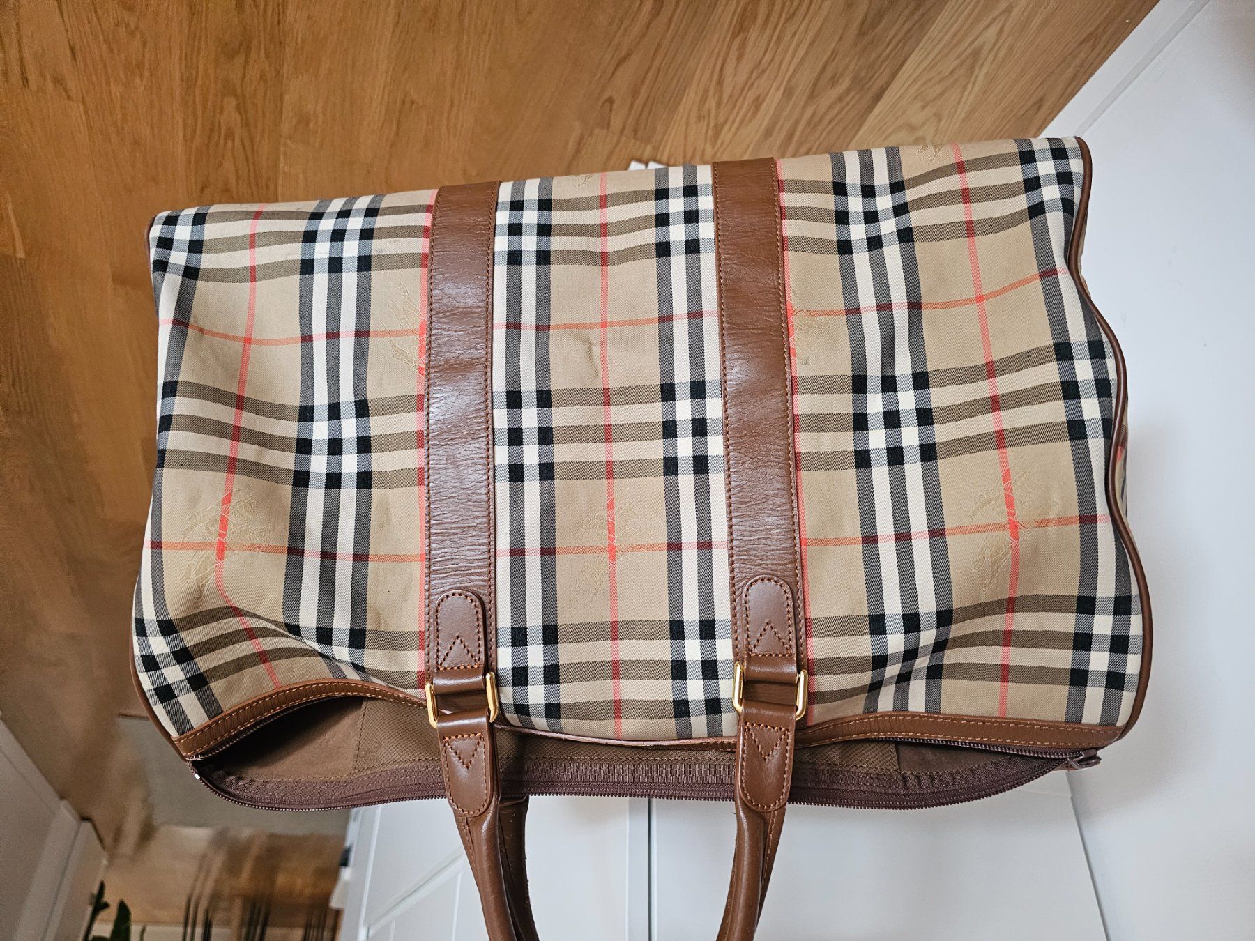 Sacs: Burberry Vintage Reisetasche Nova Check, Weekender – D'occasion à Fällanden par Fairamay 1