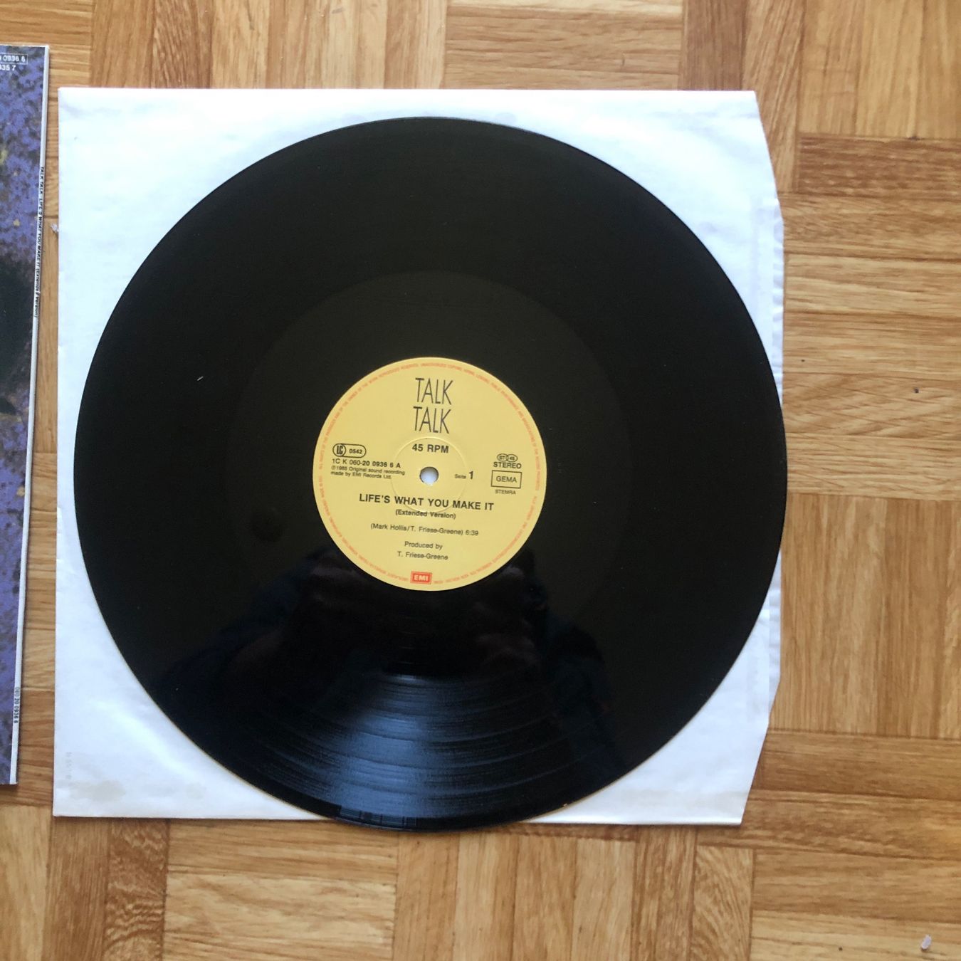 Dischi in vinile: TALK TALK LIFES WATH YOU MAKE IT EXTENDED   MAXI SINGLE 1985 – Usato da basel venduto da Lastcall 2