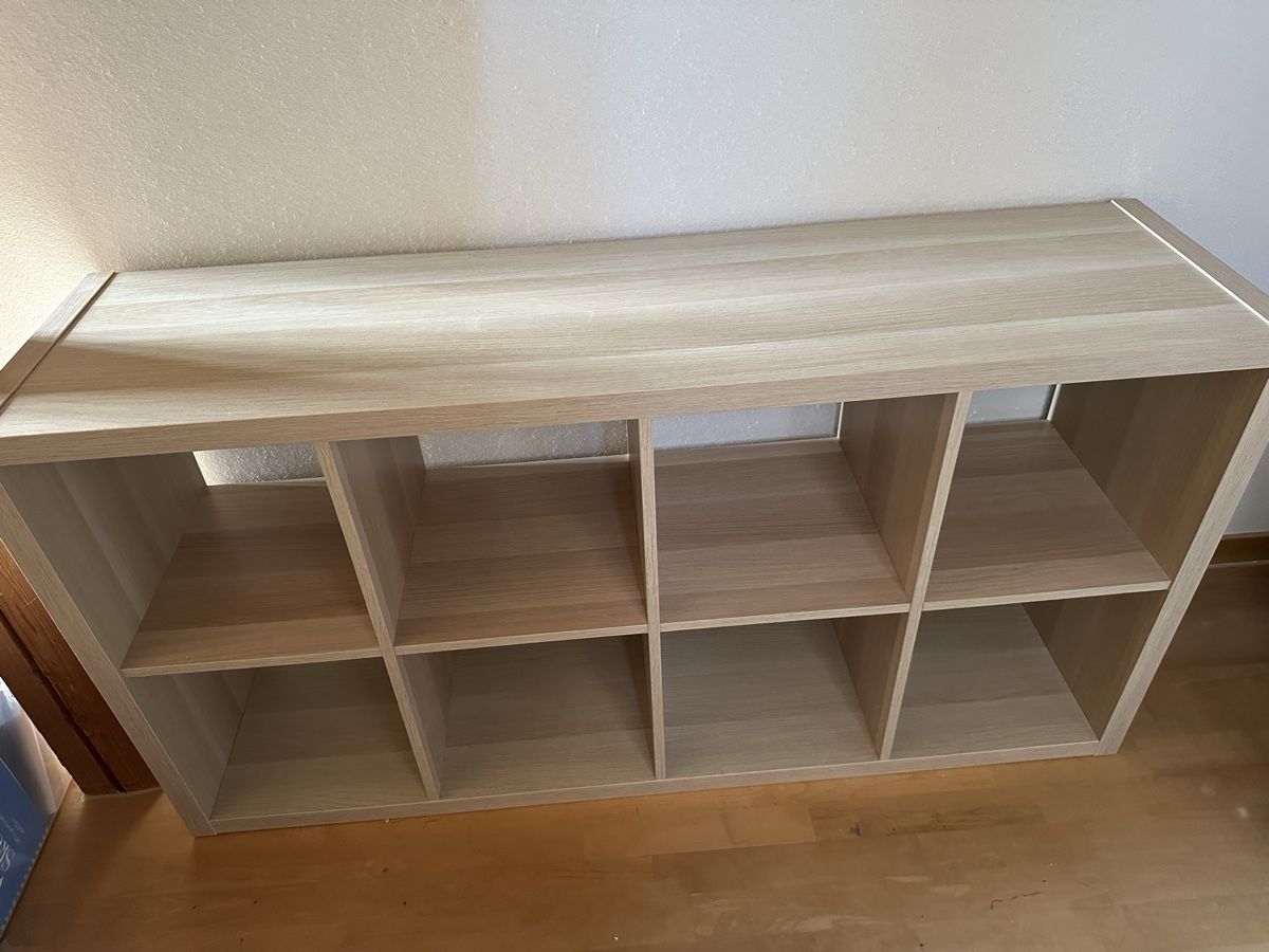 Scaffali: Storage Shelf IKEA Unit Cubes Oak Effect Good Condition – Usato da Nürensdorf venduto da bit_2xml