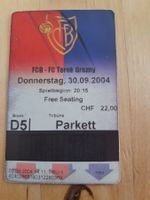 FCB-Terek Grosny Ticket, 30.09.2004 - Seltenes Sammlerstuck!