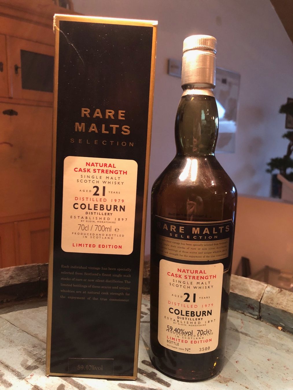 Spirituosen: Coleburn Rare Malts 1979 – Neu und originalverpackt aus Aarwangen von concorde58