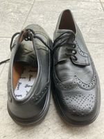 Sipux Brogues Schuhe Grösse 8 Schwarz Leder Herren