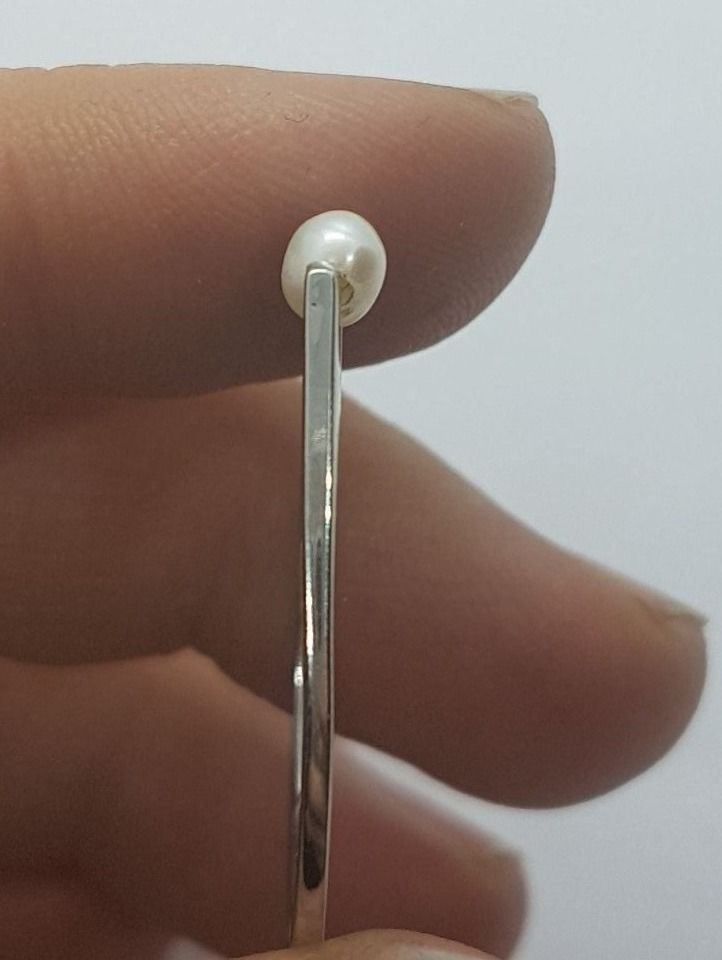 Anelli: Weissgold Perlenring 18 Karat Gold 750 – Nuovo (secondo la descrizione) da Unterägeri venduto da Altgoldschmuck 4