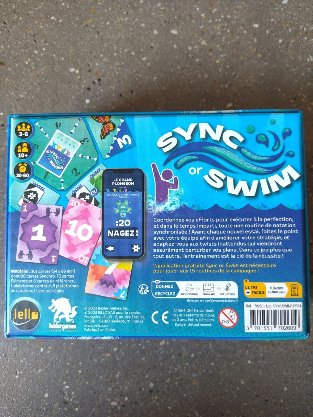 Giochi: Jeu de société Sync or Swim – Nuovo (secondo la descrizione) da Zürich venduto da aurelie.99 1