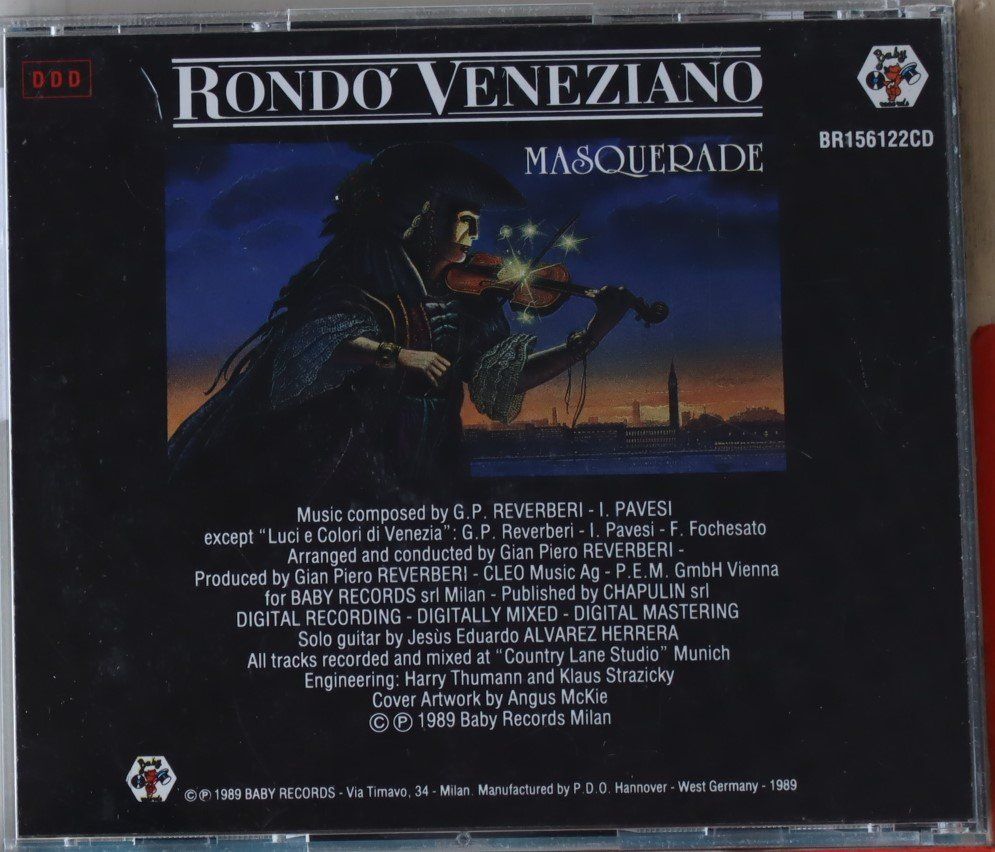 CD: Rondo Veneziano – Masquerade – Usato da Luzern venduto da CONTENTI 2