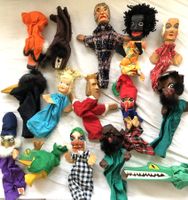 15x Kasperlitheater - Holzkopf - Handpuppen - "spiel gut"