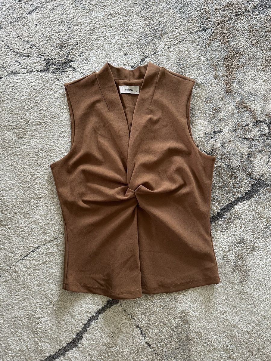 Camicette: Zebra brown top, size S – Usato da Kloten venduto da gab_jl5l