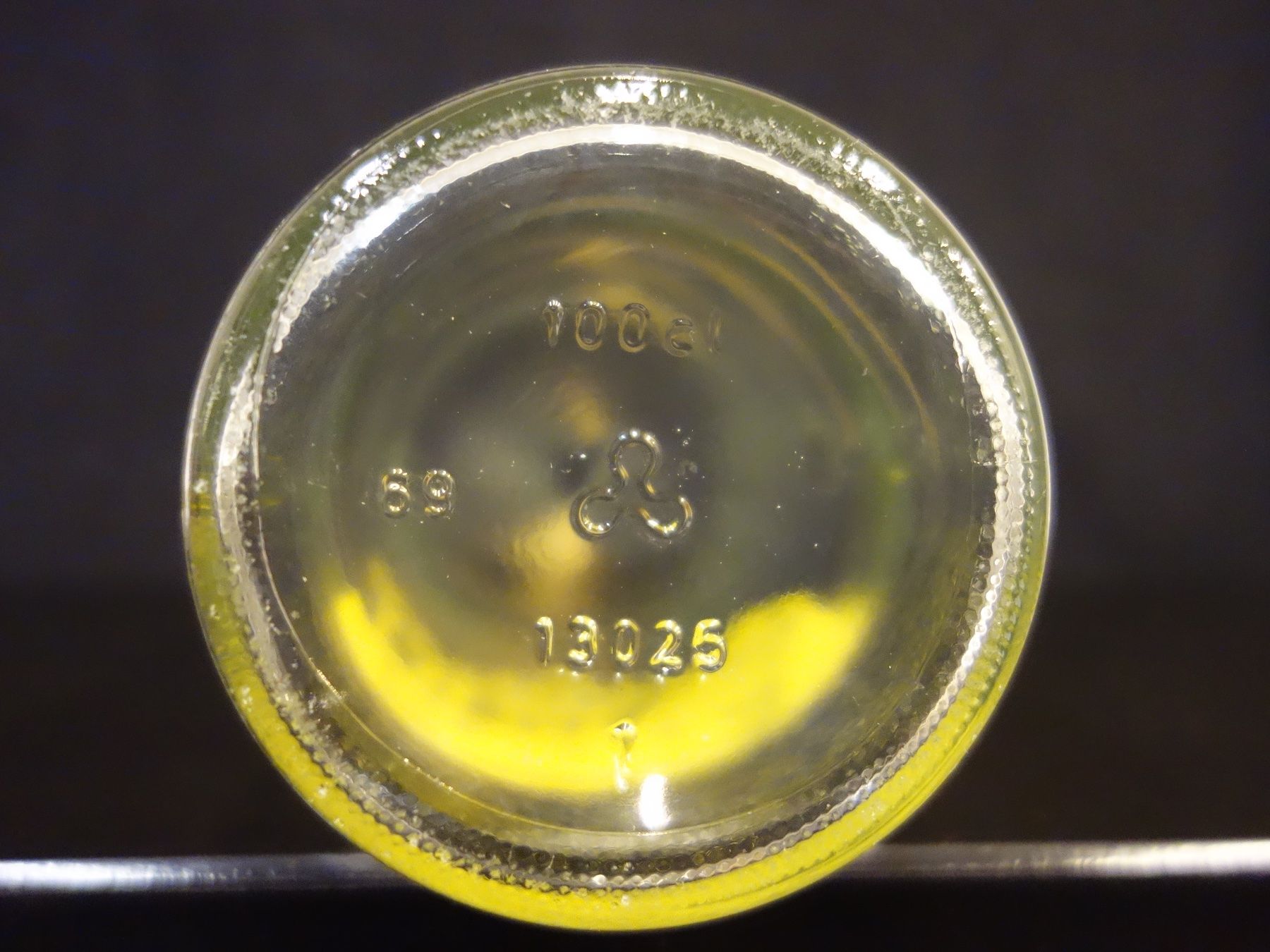 Bicchieri, Caraffe & Bottiglie: alte Flasche EMILIO E. PERI LUGANO 1969 – Usato da Kerzers venduto da Flaschenposten 8