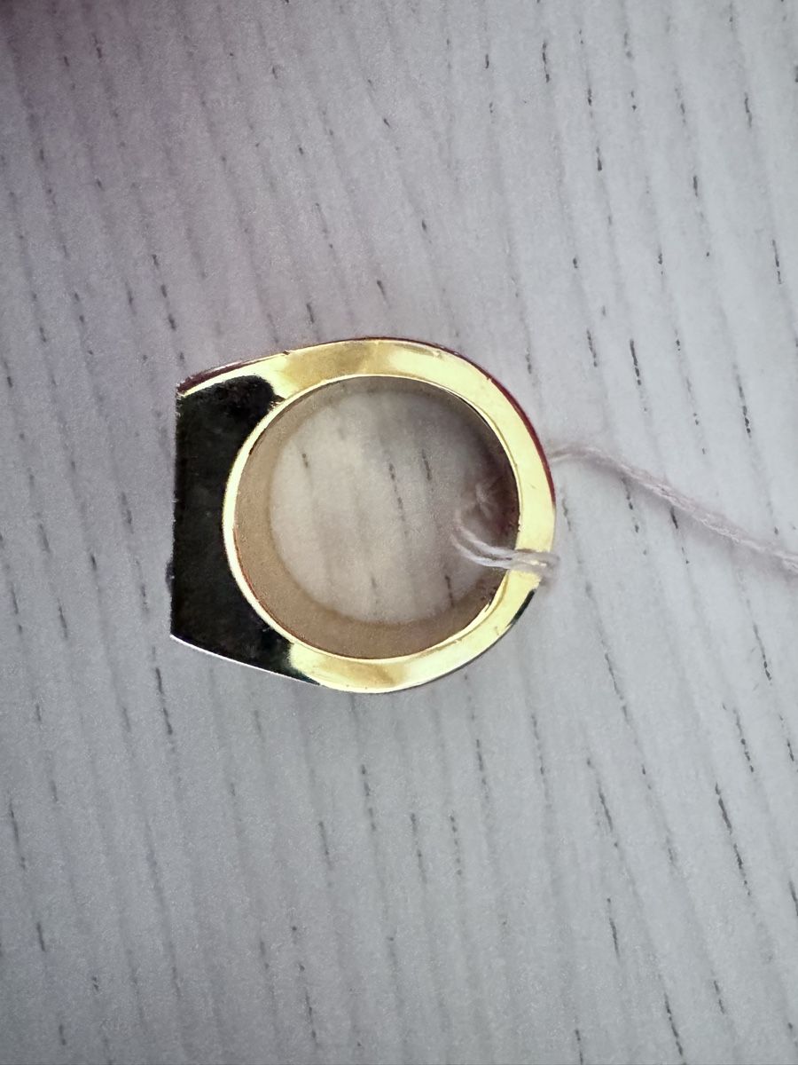 Bagues: Cufflink, gold-colored, one stone, used – D'occasion à Zürich par 613_g8jy 1