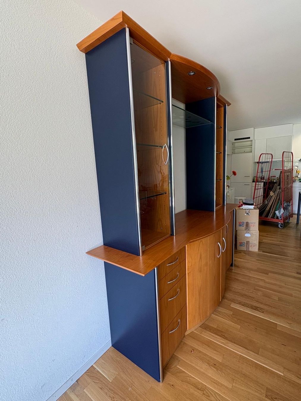 Vitrines: Vitrine / Wohnwand mit Beleuchtung – D'occasion à Klingnau par Umweltklinik 5