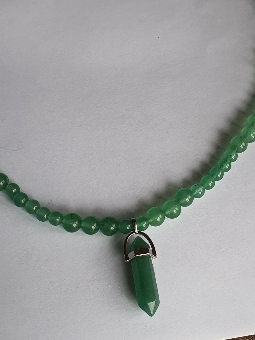 Catenine: Collier Perles et Pendentif Jadéîte – Nuovo e nell'imballaggio originale da Tavannes venduto da Alkatra-kkk666 2