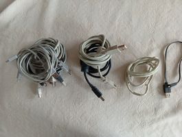 Lotto cavi misti USB / stampante / accessori vari