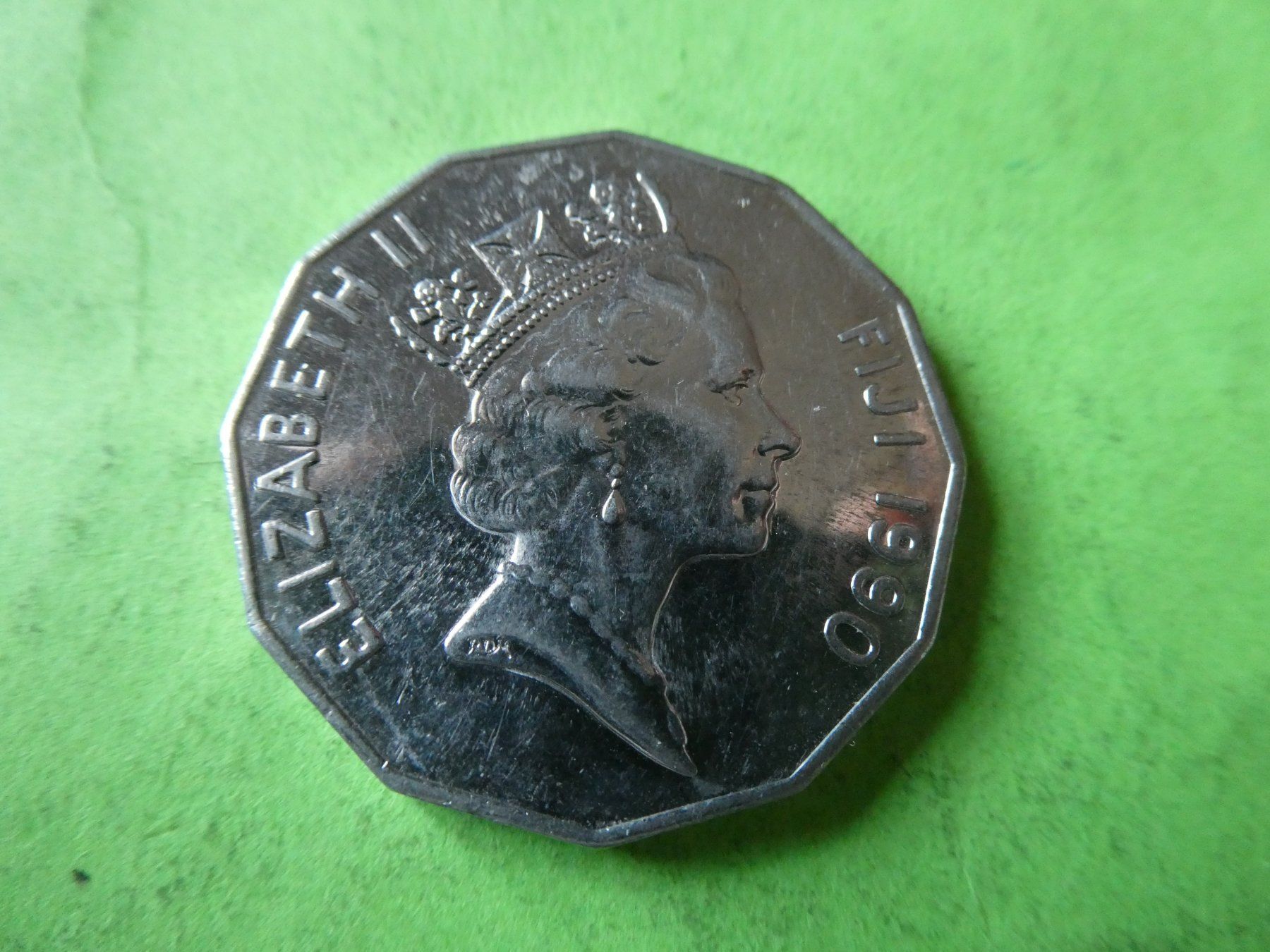 Tutti le monete: Fiji 1990, 50 Cents – Usato da Hinterforst venduto da rohusri 1
