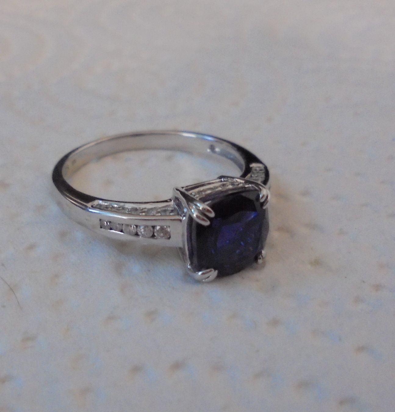 Ringe: Echtschmuck: Ceylon-Iolith-Silberring 17/53 – Neu (gemäss Beschreibung) aus Zuchwil von maumauchi 4
