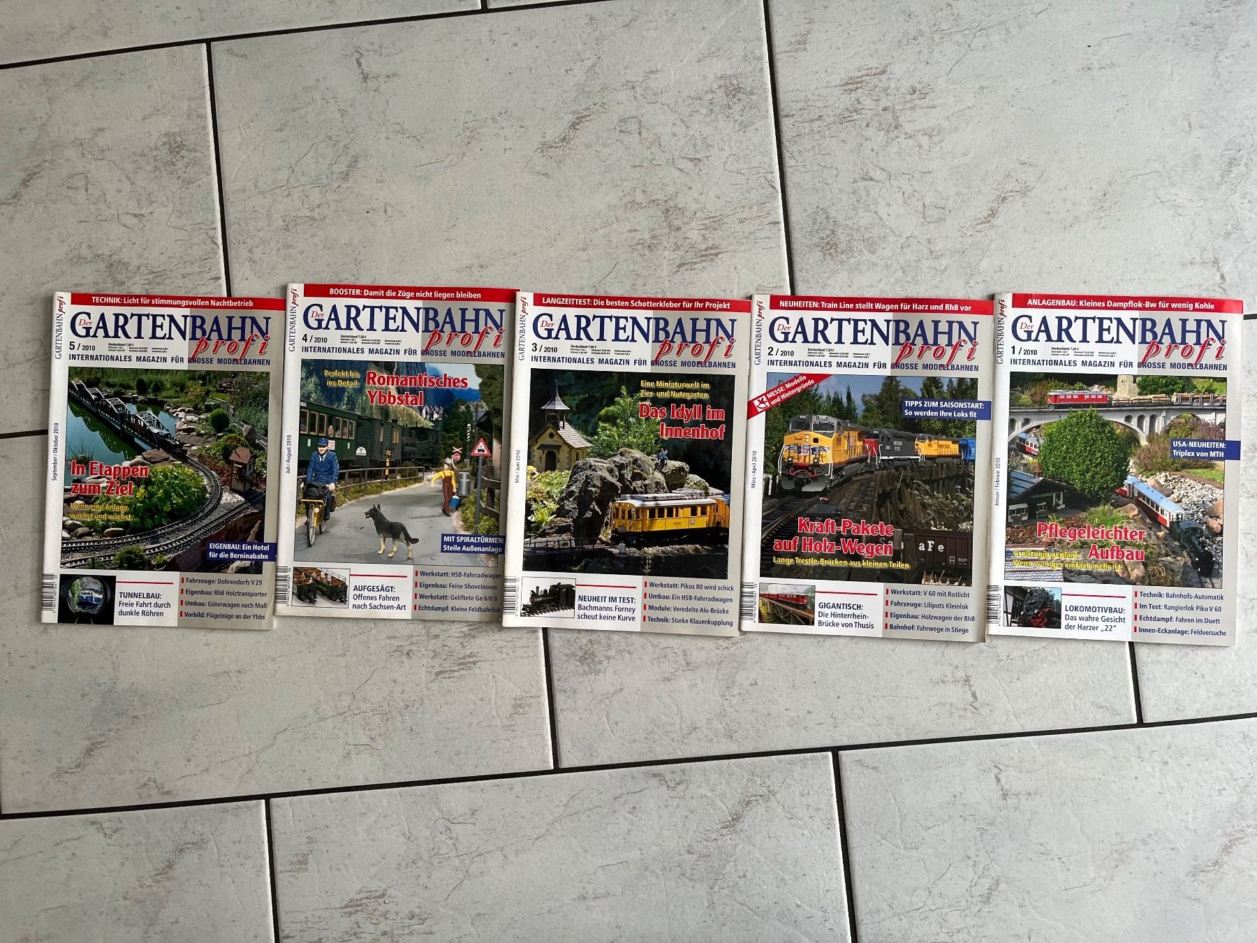 Revues & Magazines: Gartenbahn verschiedene Hefte – D'occasion à Rudolfstetten par Rrst1968