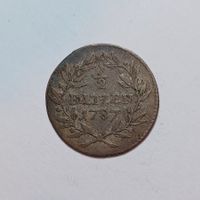 1/2 Batzen 1787 Bistum Basel