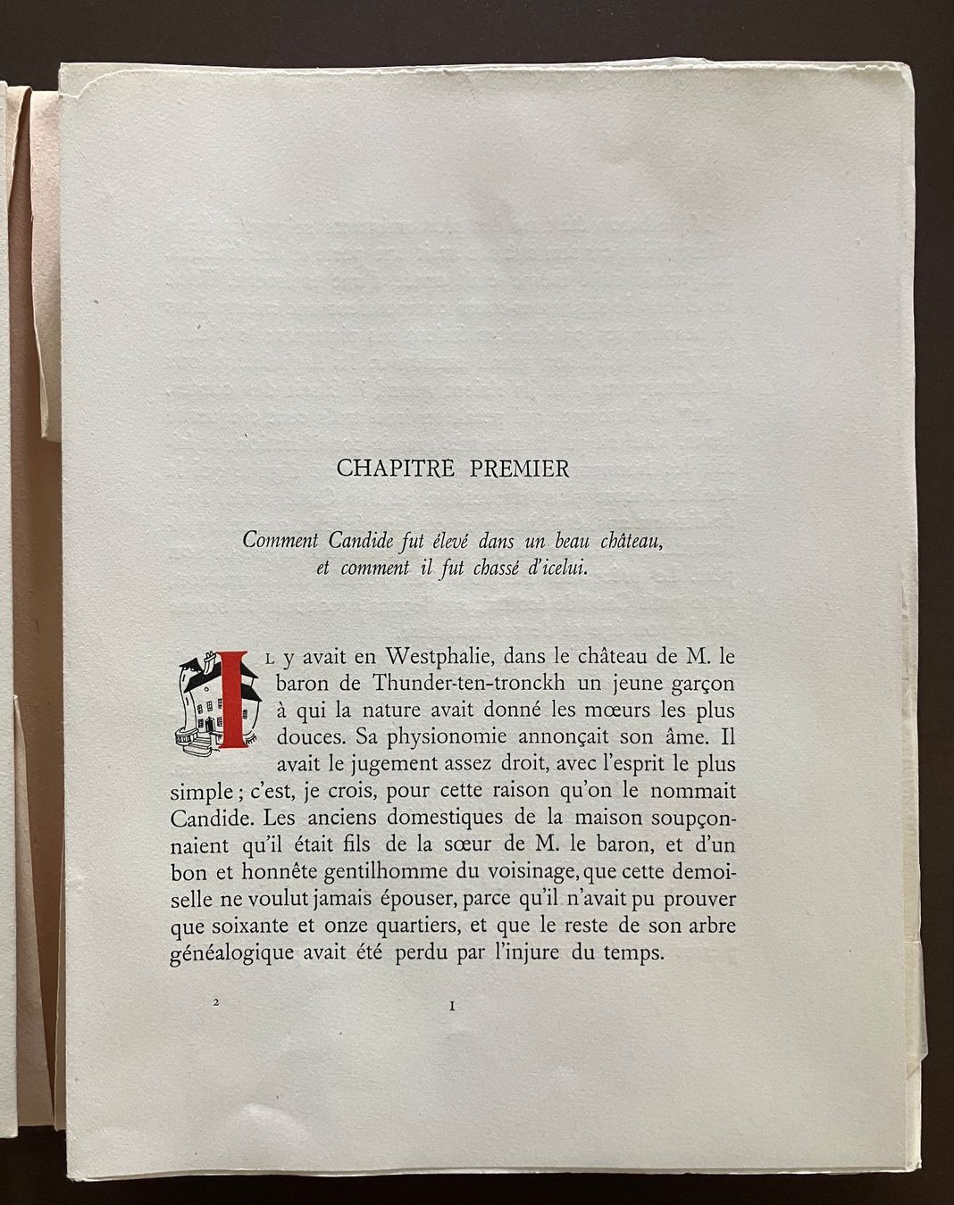Bücher: Voltaire Candide - numéroté et coloré à la main 1945 – Gebraucht aus Menziken von timbuktu1001 4