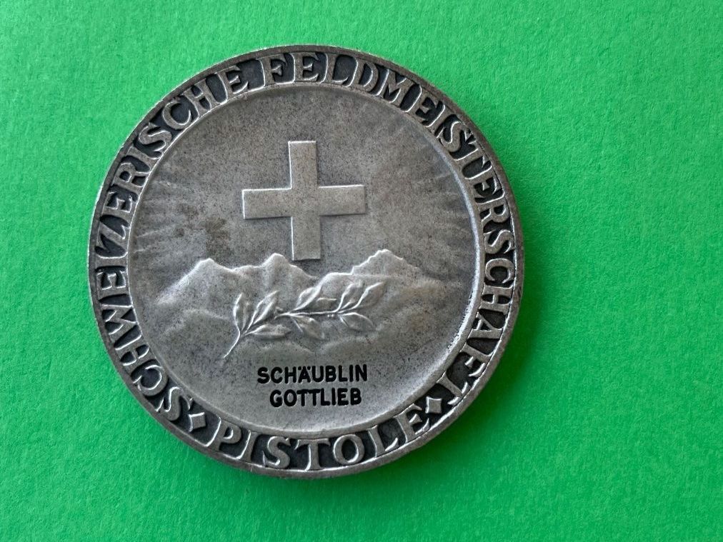 Medaglie: Schweizerische Schuetzenmedaille, Silber 925 – Usato da Bremgarten AG venduto da Schussi 1