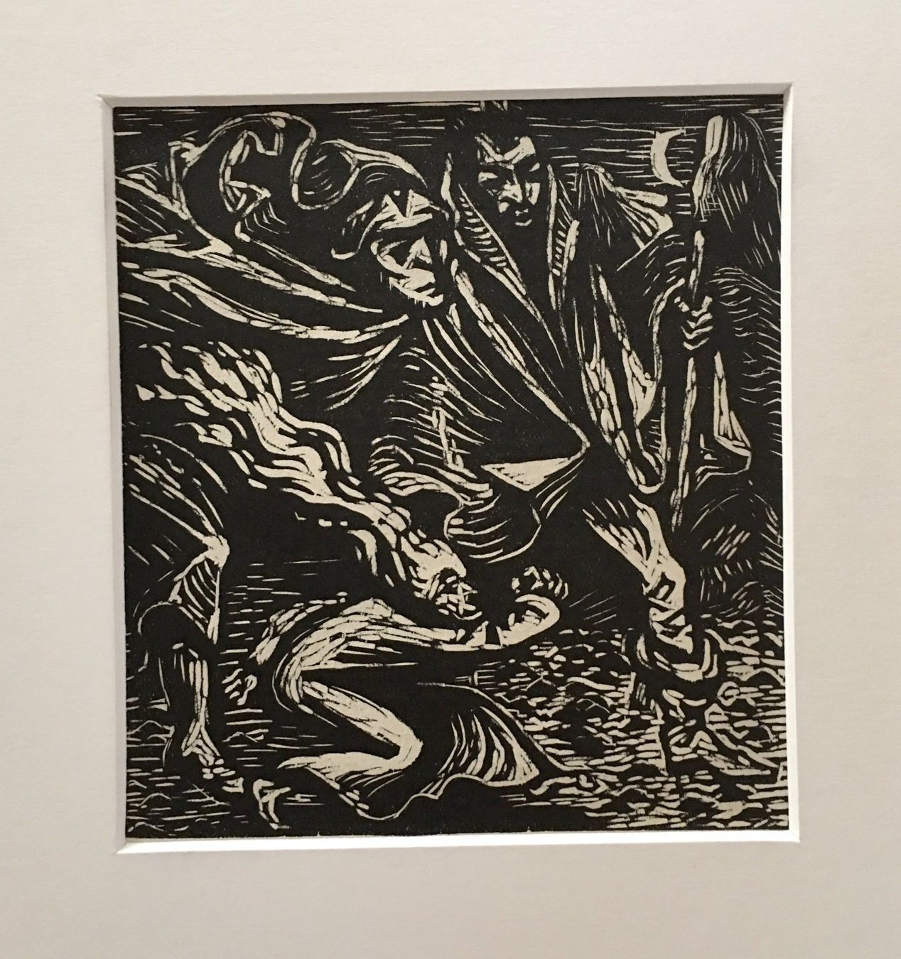 Xilografie: Ernst Barlach Original Holzschnitt "Das Irrlicht" – Usato da Nennigkofen venduto da babag