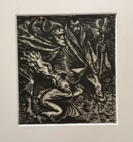 Ernst Barlach Original Holzschnitt "Das Irrlicht"