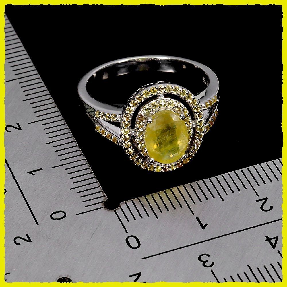 Anelli: Gelber Saphir 925 Silberring – Nuovo e nell'imballaggio originale da Oberglatt ZH venduto da Goldfee1 2