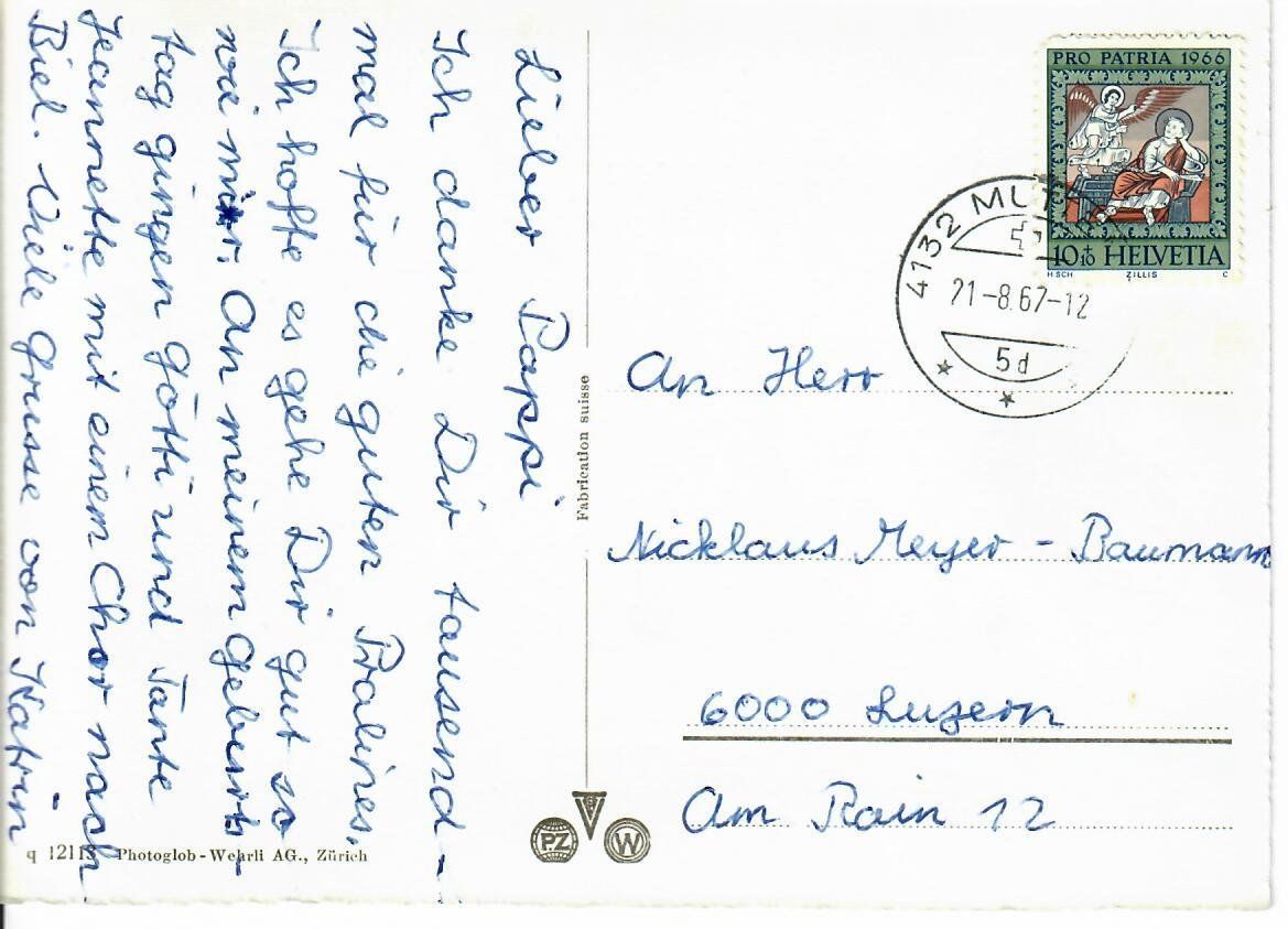 Cartes postales: Muttenz – D'occasion à Hochdorf par Ziegel-16 1
