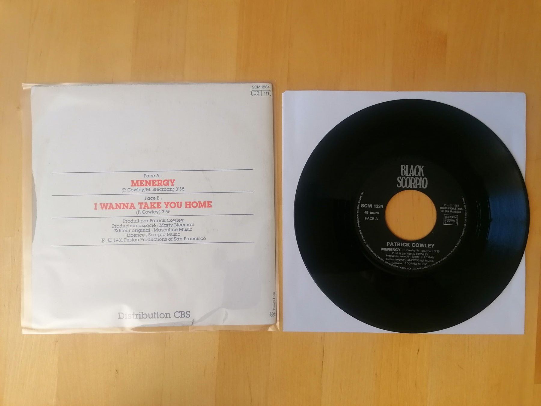 Dischi in vinile: Patrick Cowley – Menergy – Usato da Emmenbrücke venduto da lamorak 1