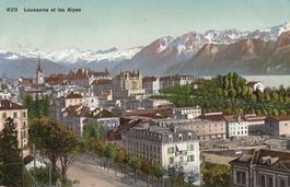 Lausanne et les Alpes