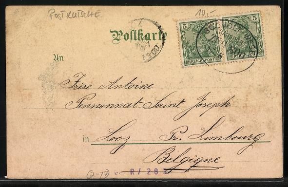 Cartes postales: Litho Postkutsche mit vier Pferden – D'occasion à Berlin par bartko-reher 1