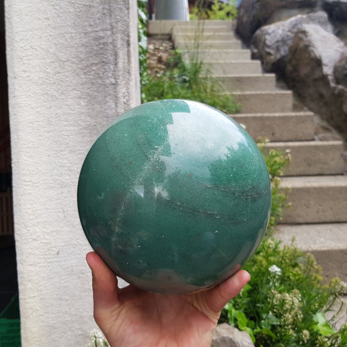 Minerali & Pietre curative: Aventurin Kugen  17cm  6.9Kg – Nuovo (secondo la descrizione) da Schwanden-Brienz venduto da Testudo06