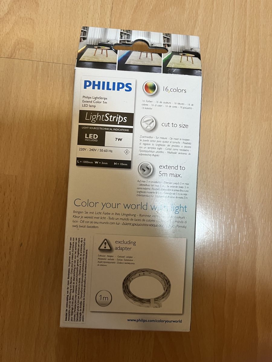 Philips Lichterketten & Leisten: Philips LightStrips, 1m, 16 Farben, LED, Neu! – Neu und originalverpackt aus Pfäffikon ZH von killi777 3