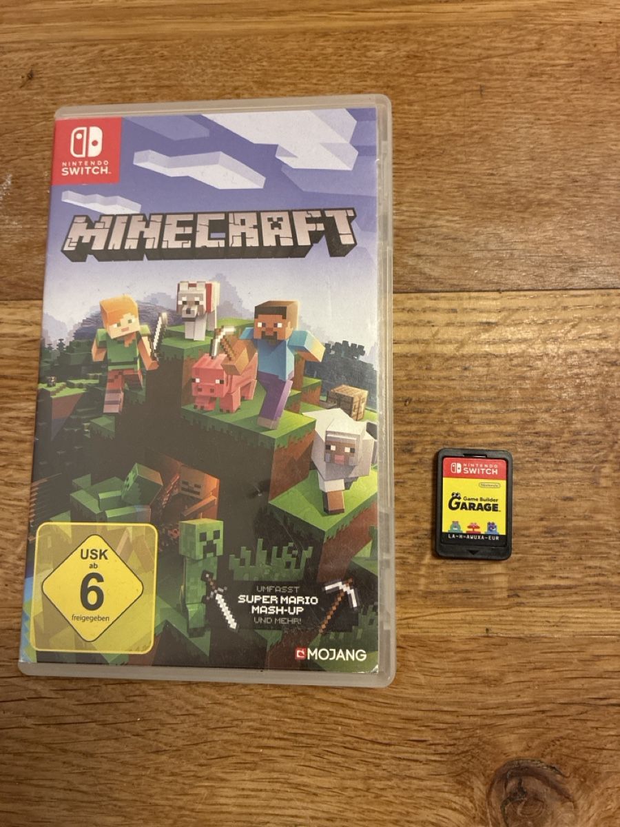 Nintendo Spiele: Nintendo Switch Minecraft und Game Builder Garage – Gebraucht aus Maienfeld von Kitte