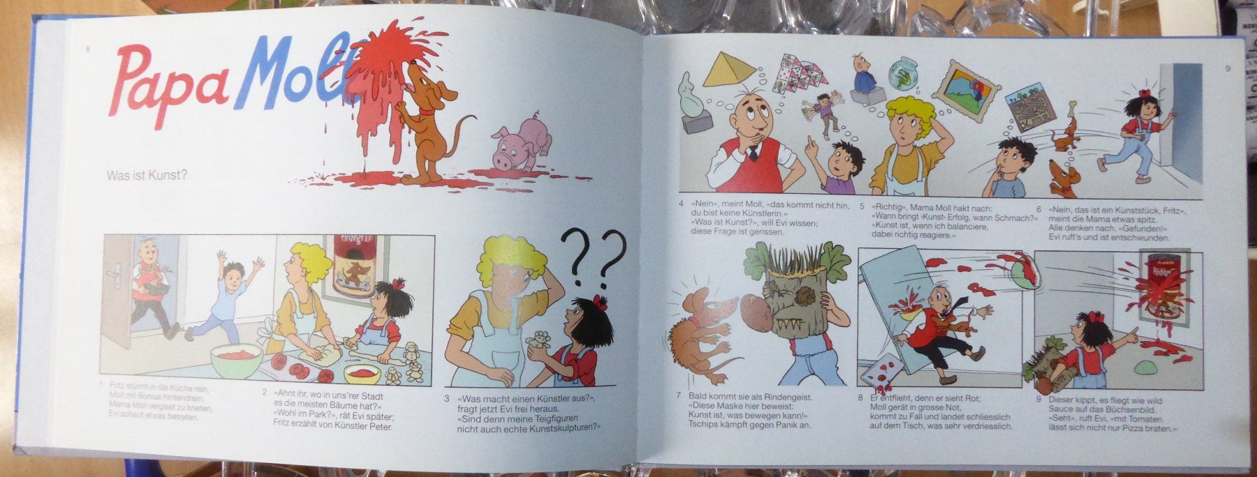 Fumetti: Papa Moll Band 19 entdeckt die Kunst – Usato da Gossau SG venduto da tenerife11 3