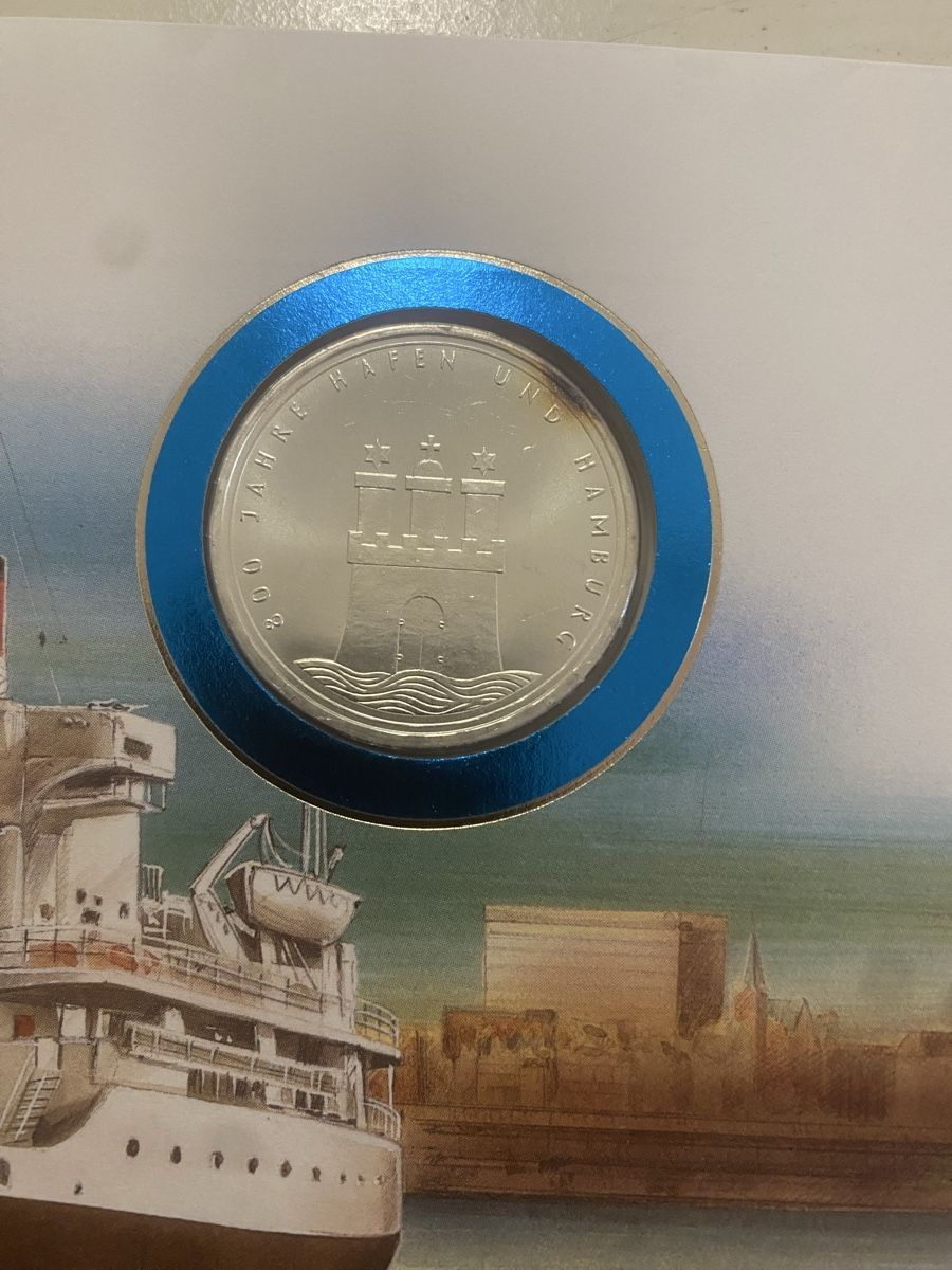 Tutti le monete: Numisbrief Silber 10 Mark Hamburger Hafen – Nuovo (secondo la descrizione) da Muralto venduto da Alex1912 1