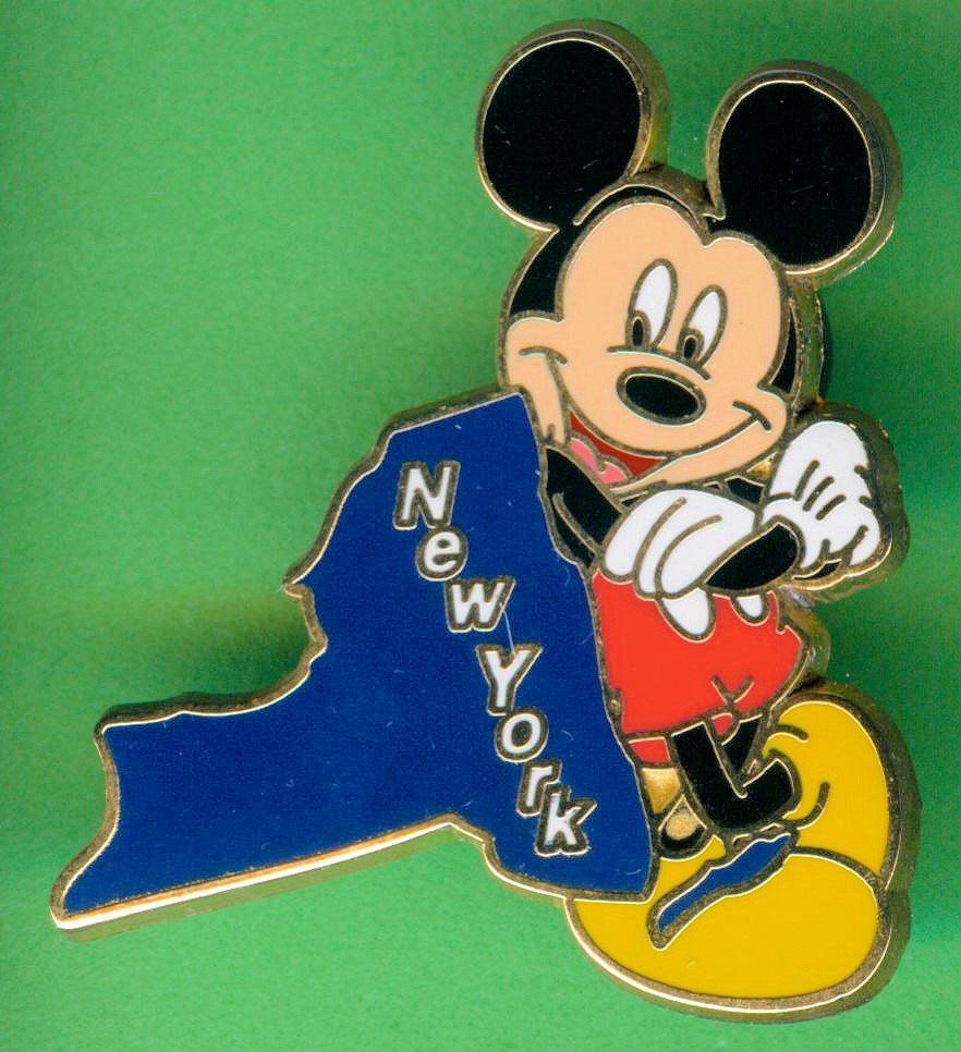 Disney Placchette & Badge: DISNEY  Mickey Maus  NEW YORK – Usato da Winterthur venduto da Sammleroase
