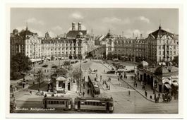 MÜNCHEN Ansicht mit Tram