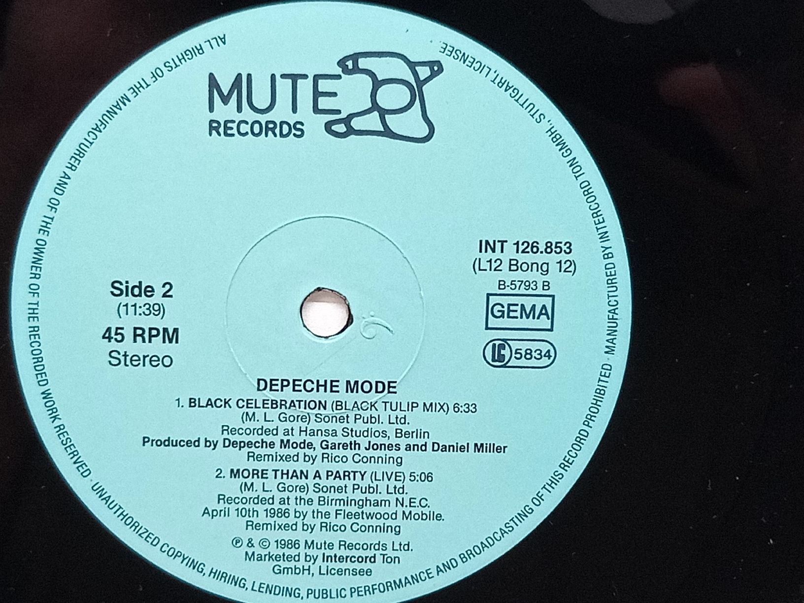 Dischi in vinile: Depeche Mode" A Question Of Time" Maxi-Single Live Remix – Usato da basel venduto da markusb07 7