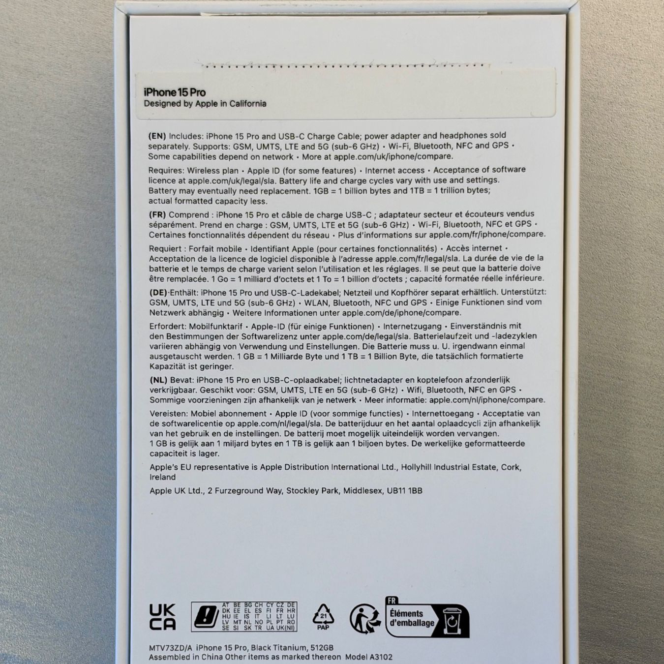 Apple Portables: iPhone 15 Pro – D'occasion à Mellingen par rera66 2