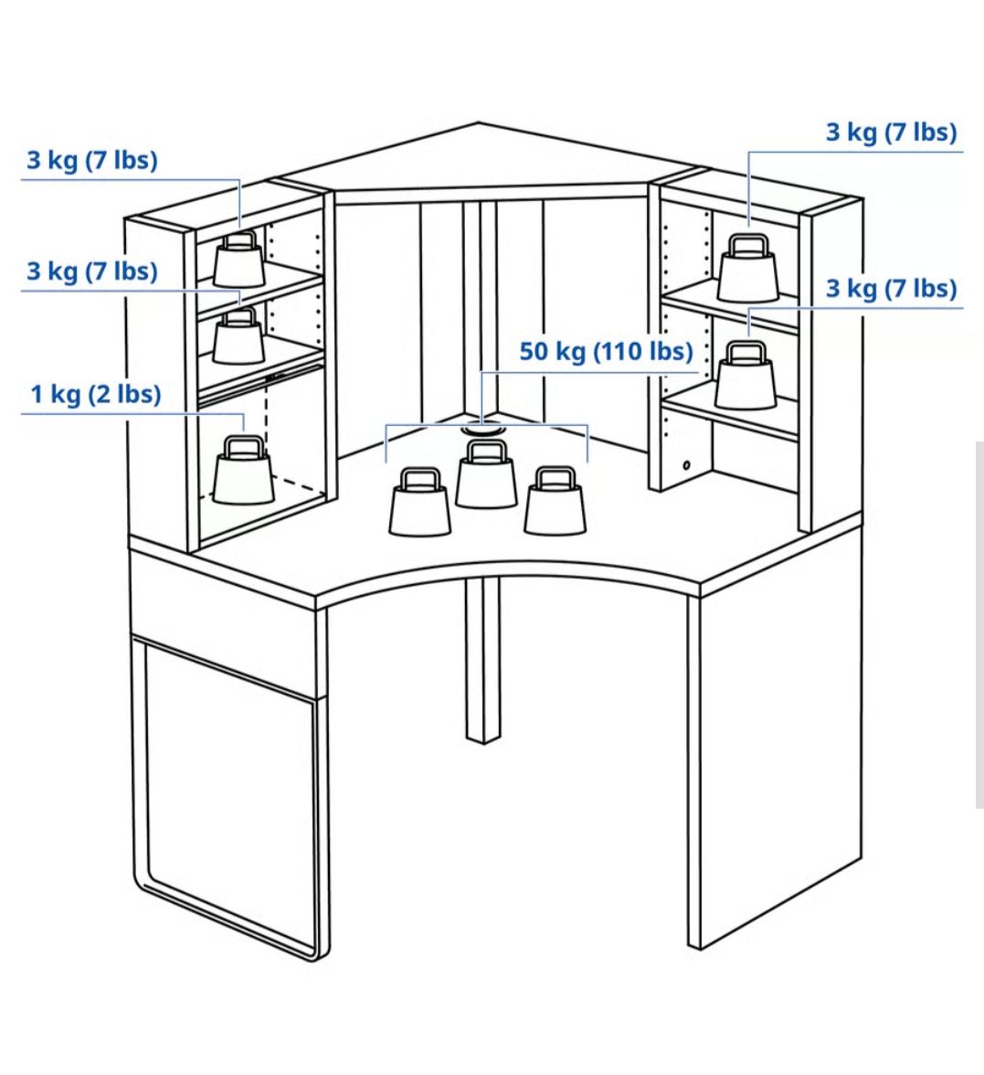 Ikea Bureaux: Schreibtisch / Eggschreibtisch – D'occasion à Gelterkinden par ram_5vkp 2
