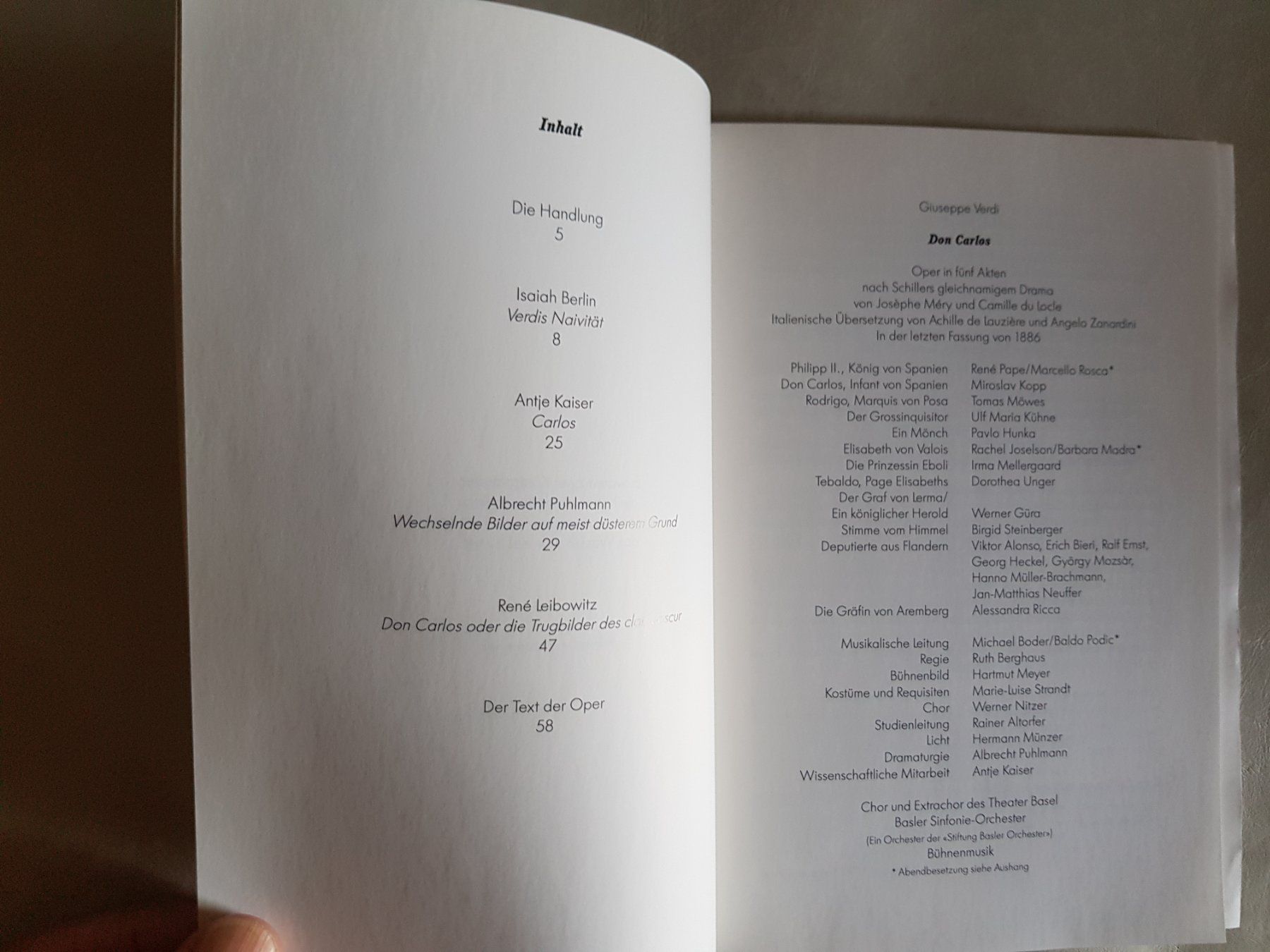 Documenti: Programmheft Theater Basel 1992/1993 – Usato da Walterswil BE venduto da Lonitti 8